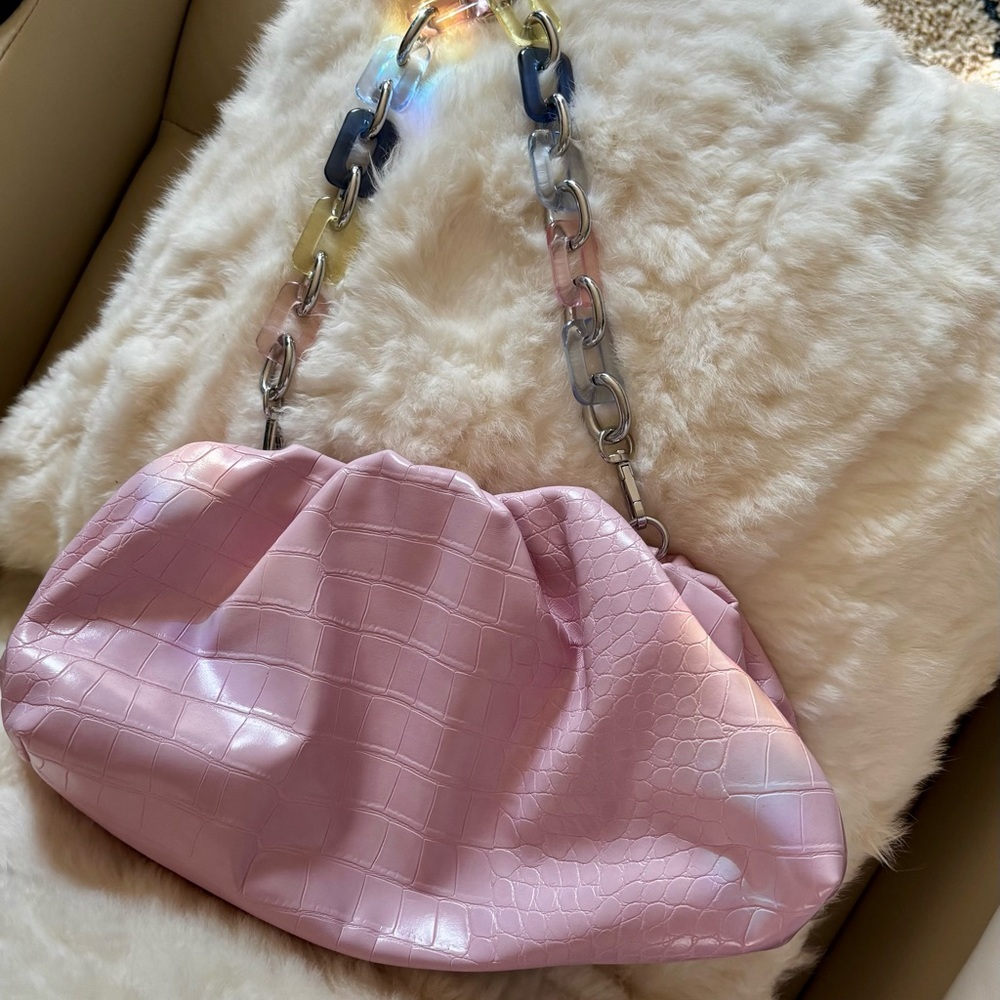 🎁INC International Concepts Pink Gathered Shoulder Bag🎁NWOT🎁can’t find it 🥰